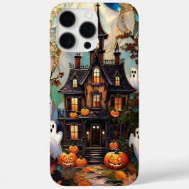 Süße Halloween-Horror-Haus-Handyhülle iPhone 16 Pro Max Hülle