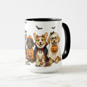Süße Halloween-Hunde Tasse (VorderseiteRechts)