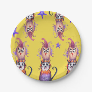 Süße Halloween-Kunst Individuelle Papierplatten Pappteller