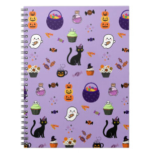 Süße Halloween-Leckerei-Party Notizblock