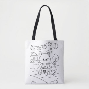 Süße Halloween-Malaktivität für Kinder, individuel Tasche