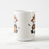Süße Halloween-Panda-Kürbis-Kaffeetasse Kaffeetasse (Mittel)