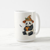 Süße Halloween-Panda-Kürbis-Kaffeetasse Kaffeetasse (VorderseiteRechts)