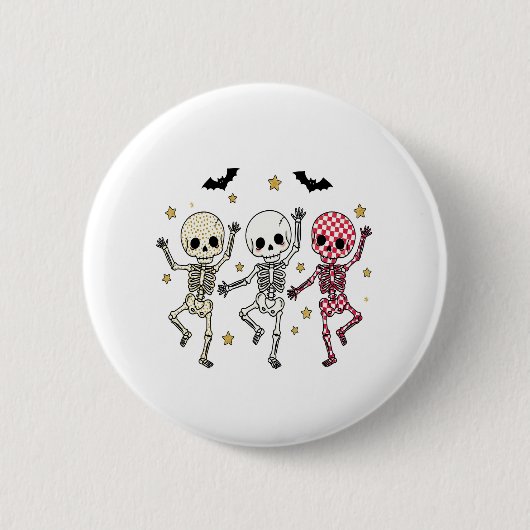 Süße Halloween-Puppe Eule Button (Vorderseite)
