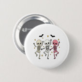 Süße Halloween-Puppe Eule Button (Vorne & Hinten)
