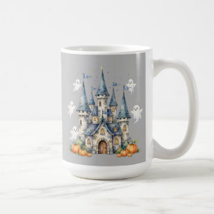 Süße Halloween-Schloss-Geist-Kürbis-Tasse Kaffeetasse
