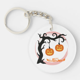 Süße Halloween-Schlüsselanhänger-Geister, Kürbisse Schlüsselanhänger