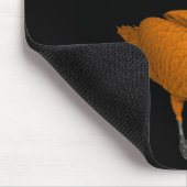 Süße Halloween-Schwan Orange Mousepad (Ecke)
