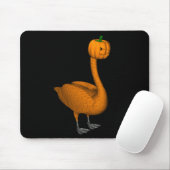 Süße Halloween-Schwan Orange Mousepad (Mit Mouse)