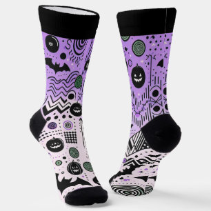 Süße Halloween-Socken mit Namen Socken