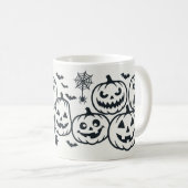 Süße Halloween-Spruch Kaffeetasse (VorderseiteRechts)