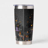 Süße Halloween-Trinkflasche Wasserflasche Thermobecher (Rechts)