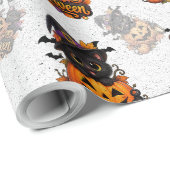 Süße Halloween-Verpackungspapier Geschenkpapier (Rolleneckpunkt)