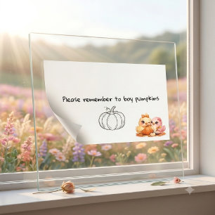 Süße Halloween-Vögel Post-It Notizen