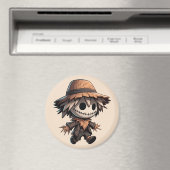 Süße Halloween-Vogelscheuche Magnet (In Situ (Geschirrspüler))