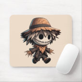 Süße Halloween-Vogelscheuche Mousepad (Mit Mouse)