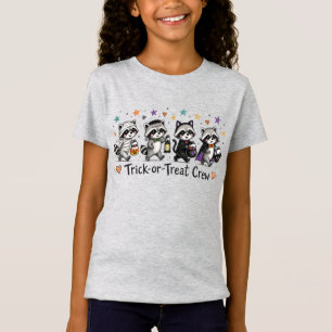 Süße Halloween-Waschbären-Streich-oder-Überraschun T-Shirt