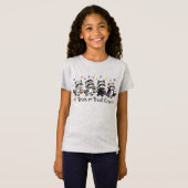 Süße Halloween-Waschbären-Streich-oder-Überraschun T-Shirt (Vorne ganz)