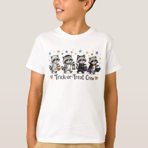 Süße Halloween-Waschbären-Streich-oder-Überraschun T-Shirt