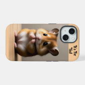 Süße Hamster iPhone / iPad Hülle iPhone 15 Hülle (Rückseite (Horizontal))