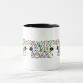 Süße Hamster-Ring-Squad-Pastell-Design Tasse (Zentrum)