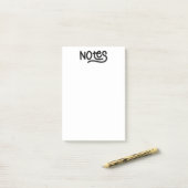 Süße Handschrift-Notizen-Typografie Post-it Klebezettel (Auf Schreibtisch)