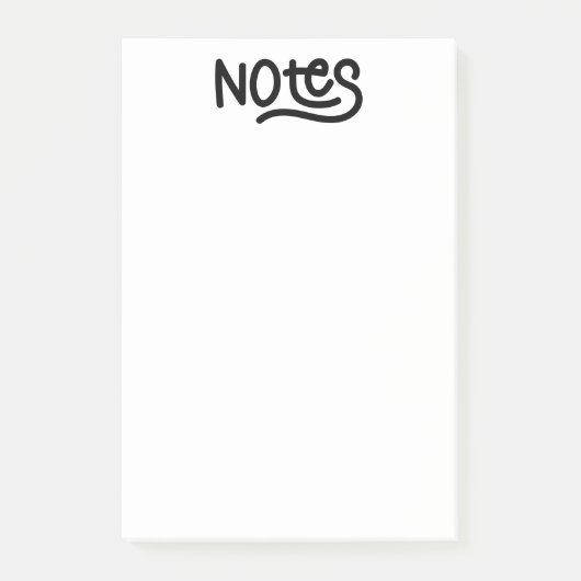 Süße Handschrift-Notizen-Typografie Post-it Klebezettel (Vorderseite)