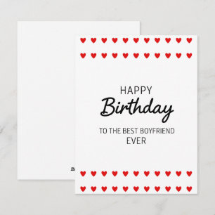 Süße Happy-Birthday-Karte für Freund Feiertagskarte