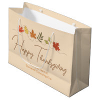 Süße Happy Thanksgiving Blätter Benutzerdefinierte
