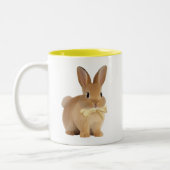 Süße Häschen Gelbe Tasse (Links)