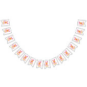 süße Häschen malen Ostereier Geschenkpapier Wimpelkette (Alle)