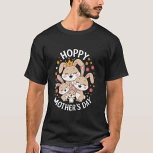 Süße Häschen-Mama Frohen Muttertag T-Shirt