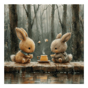 Süße Häschen-Serenade: Ein bisschen wunderliches H Poster
