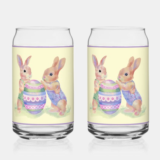 Süße Häschen-Soda-Glas Dosenglas (Vorderseite)
