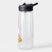 Süße Hasen "Hallo da!" Wasserflasche Trinkflasche (Links)