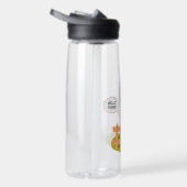 Süße Hasen "Hallo da!" Wasserflasche Trinkflasche (Rechts)