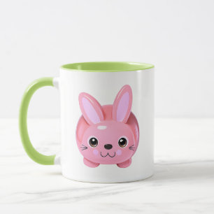 Süße Hasen-Illustration Tasse