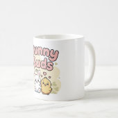 Süße Hasen-Ohren Ostern-Kaffeetasse Kaffeetasse (VorderseiteRechts)