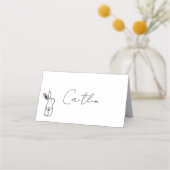 Süße Hasen-Platzkarten Platzkarte (Vorderseite)