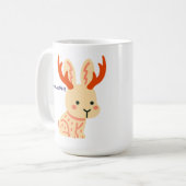 Süße Hasen-Tasse Kaffeetasse (Vorderseite Links)