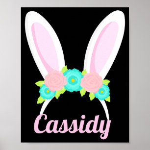 Süße Hasenohren-Diadem Ostern Poster
