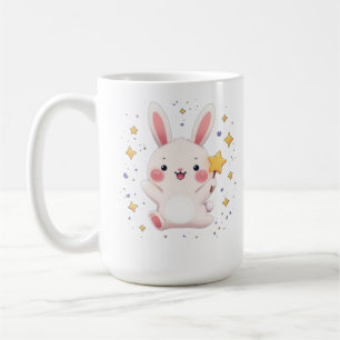 Süße Hasenstern-Tasse Kawaii-Tier-Kaffeetasse Kaffeetasse