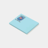 Süße „Hast du heute dein Gehirn eingepackt?“ Gehir Post-it Klebezettel (angewinkelt)