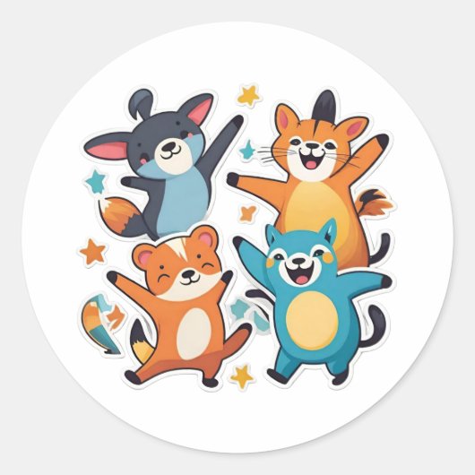 Süße Haustier Sticker (Vorderseite)