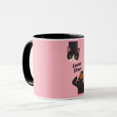 Süße Haustiere im Doodle-Stil Tasse (Vorderseite Links)