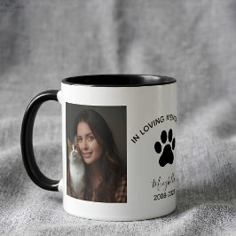 Süße Haustierkatze Zitat 2 Foto Collage Kaffee Tasse