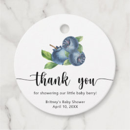 Süße Heidelbeere - vielen Dank Geschenkanhänger