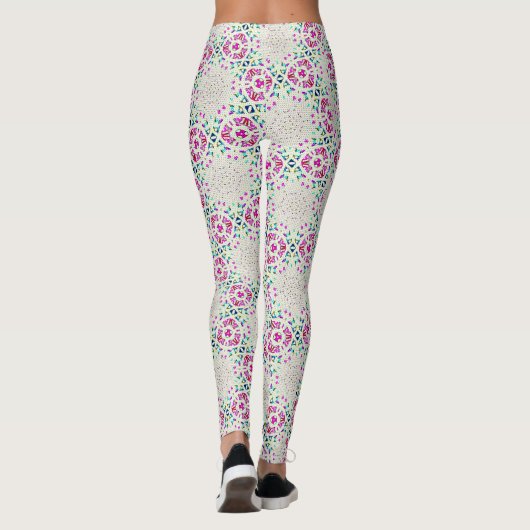 Süße heilende Energie erhöhte Yoga Leggings (Rückseite)