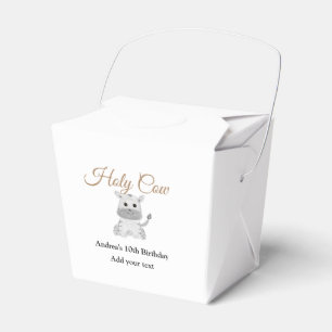 Süße heilige Kuh Bauernhof Tier Geburtstag Name Wa Geschenkschachtel