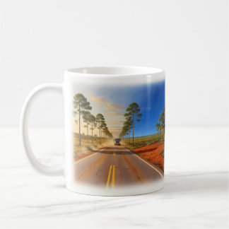 Süße Heimat Alabama Südlicher Sonnenuntergangs-Hei Kaffeetasse
